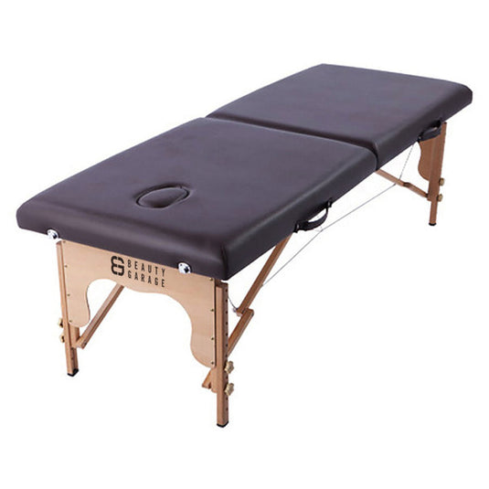 Lightweight Wooden Folding Bed EB-03 Dark Brown