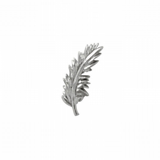 Clou Plume 10x3mm Silver (10pcs)