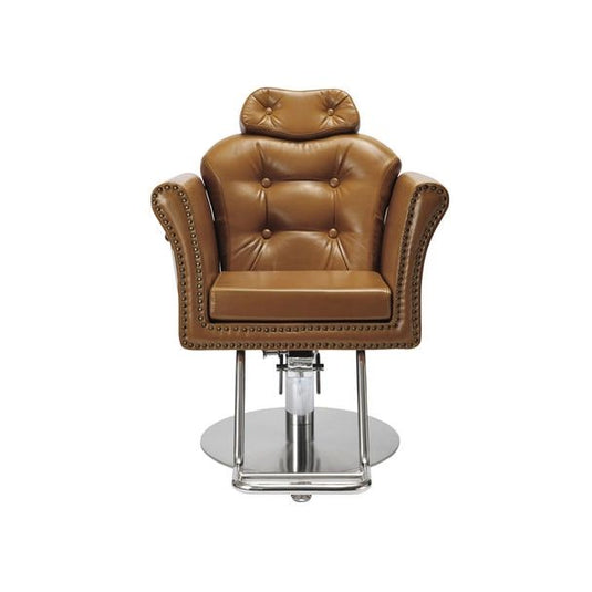 [Premium] Manual Shampoo Chair Belta-S (HD-B-020A) (Top) - Camel Brown