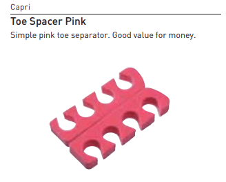 Toe Spacer Pink (1pair)