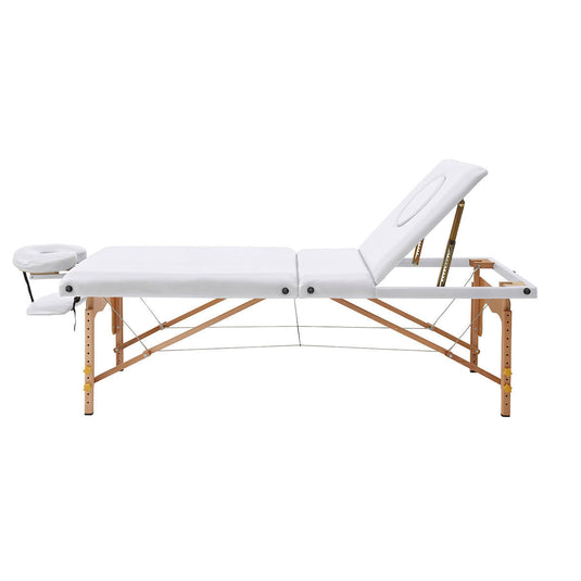 Lightweight Wooden Folding Bed EB-05DX White