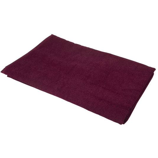 Luxury Pile Fabric Extra Large Towel Sheet 110 x 220cm Wine Red