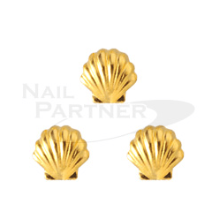 Clou Shell 2x2mm Gold (30pcs)