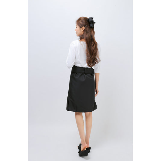 Frilled Apron Black