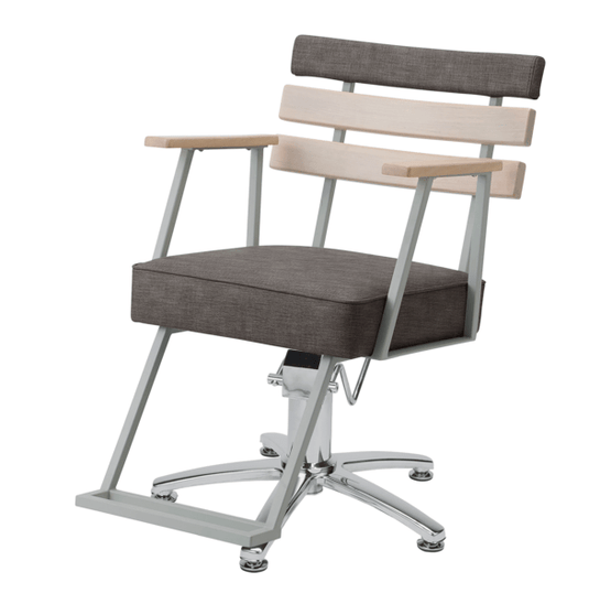 [Creator's] Styling Chair Laka (Top) - Ash Dark Brown