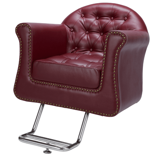 [Luxury] Styling Chair Massimo (HD-A-062) (Top) - Vintage Red