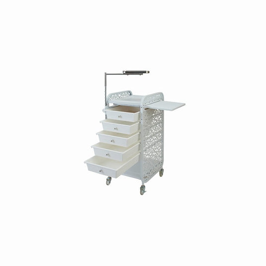 Lucile Arabesque Wagon 7 Tier Type (Completely Assembled) White