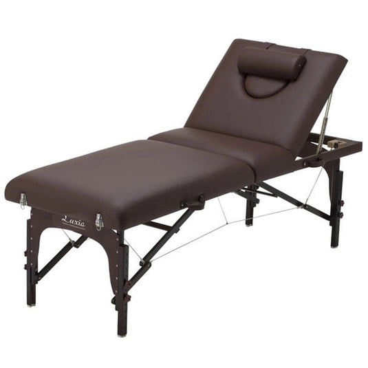 High Class Memory Foam Wooden Folding Reclining Bed 009SDX Dark Brown