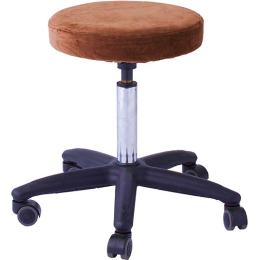 Velvet Stool Cover Brown