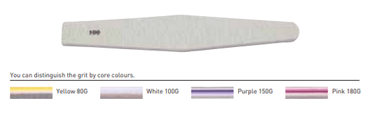 Zebra Diamond Nail File (Washable)  150/150G