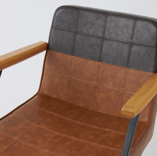 [Tough Design Product] Styling Chair T202 (Top) - Camel x Vintage Brown