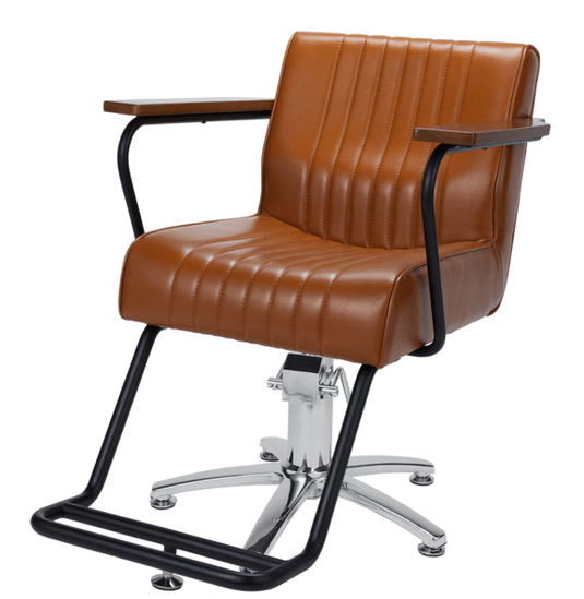 [Vintage] Styling Chair Dr. Spine (HD-A-066) (Top) - Camel Brown