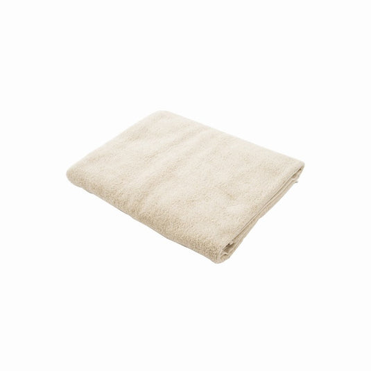 Luxury Pile Fabric Bath Towel (M) 70 x 140cm Beige