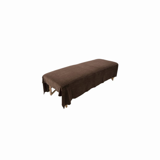 Velvet Bed Sheet Brown