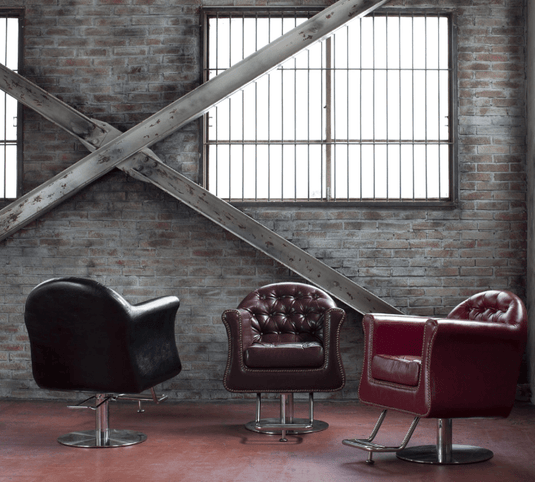 [Luxury] Styling Chair Massimo (HD-A-062) (Top) - Classic Brown