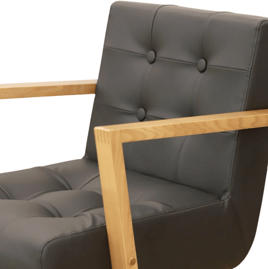 [Vintage] Styling Chair Albero (Top) (HD-A-022) - Matte Black