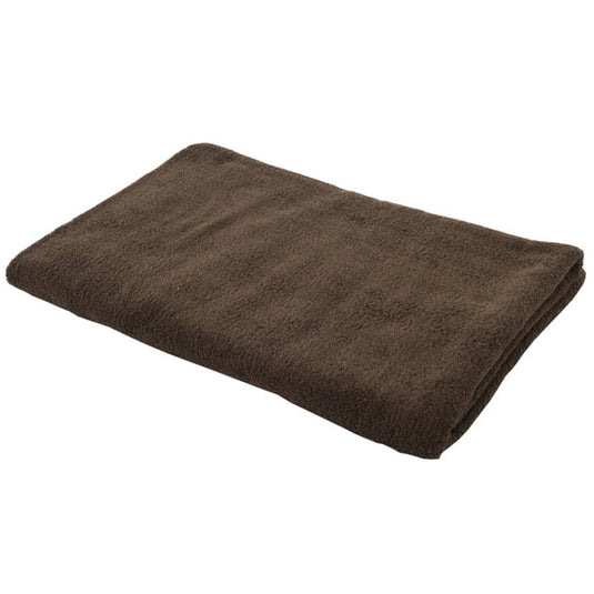 Luxury Pile Fabric Extra Large Towel Sheet 110 x 220cm Dark Brown