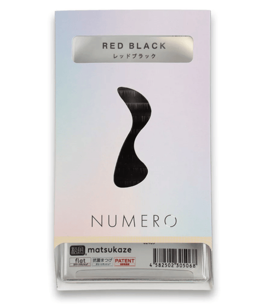 NUMERO Color Matte Flatlash RED BLACK J-Curl 0.15 MIX 7mm-12mm