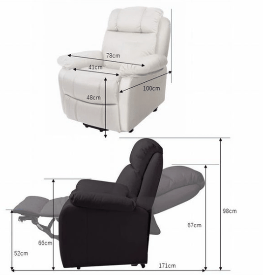 Manual Lounge Chair SHIFFON Jr-S