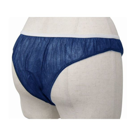 SMART COLLECTION [Free Size] ECO Paper High Leg Short Dark Blue 50pcs