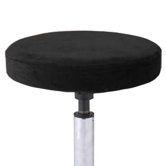 Velvet Stool Cover Black