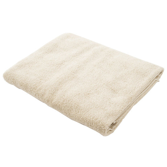 Luxury Pile Fabric Bath Towel (M) 70 x 140cm Beige