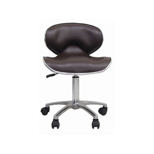 Relax Shell Stool II (Cleaning Wheels Type) Brown