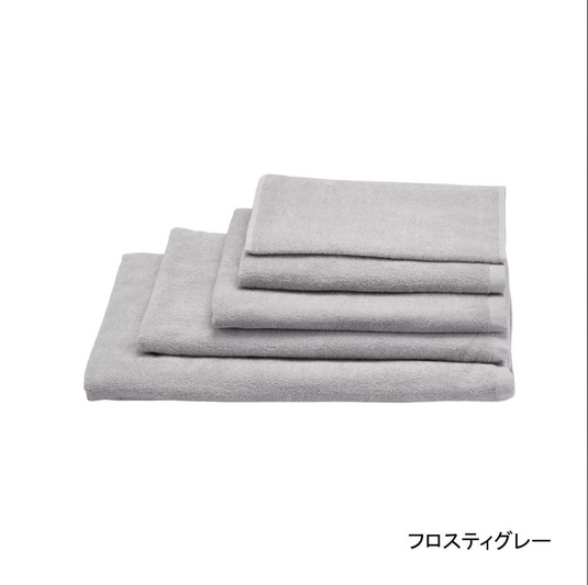 Luxury Pile Fabric Extra Large Towel Sheet 110 x 220cm Frosty Gray