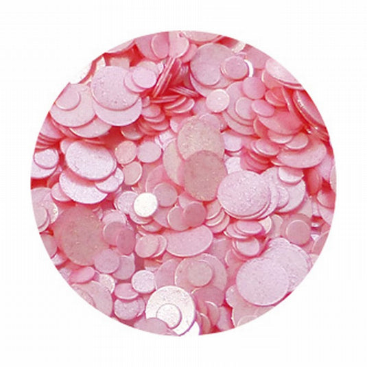 Jewelry Collection (Circle) Pastel Pink JC-1 (1MM, 2MM Mix 1g)