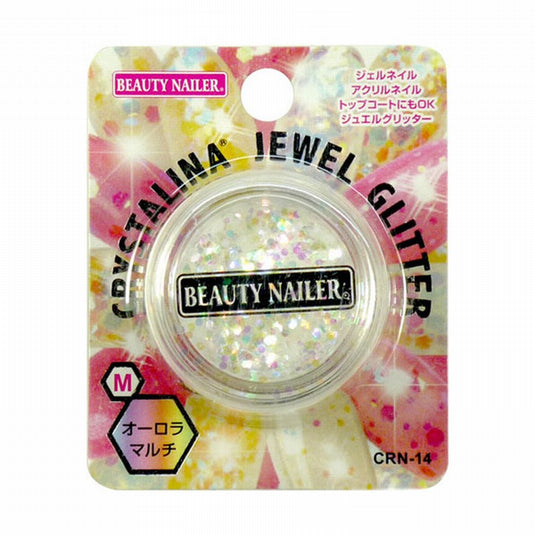 Crystalina Jewel Glitter (Hexagon) Aurora Multi CRN-14 M (2g)