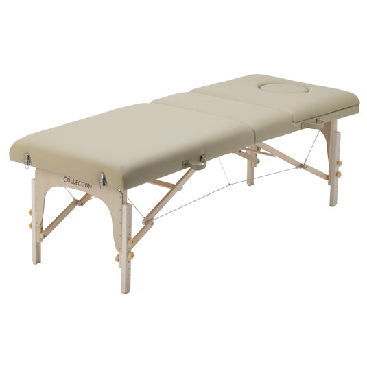 High Class Wooden Folding Reclining Bed 009DX Beige