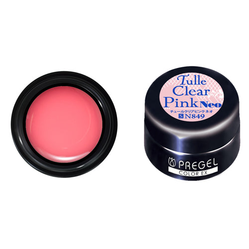 [CE849] Pregel Color Ex Tulle Clear Pink