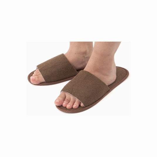 Disposable Soft Paper Slippers SP Dark Brown 30 pairs