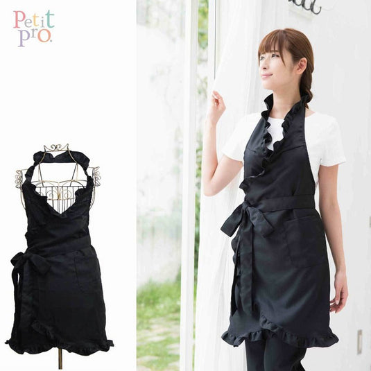 (PRO Apron) Gorgeous Frills Alice Black