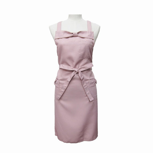 Ribbon Apron Pink