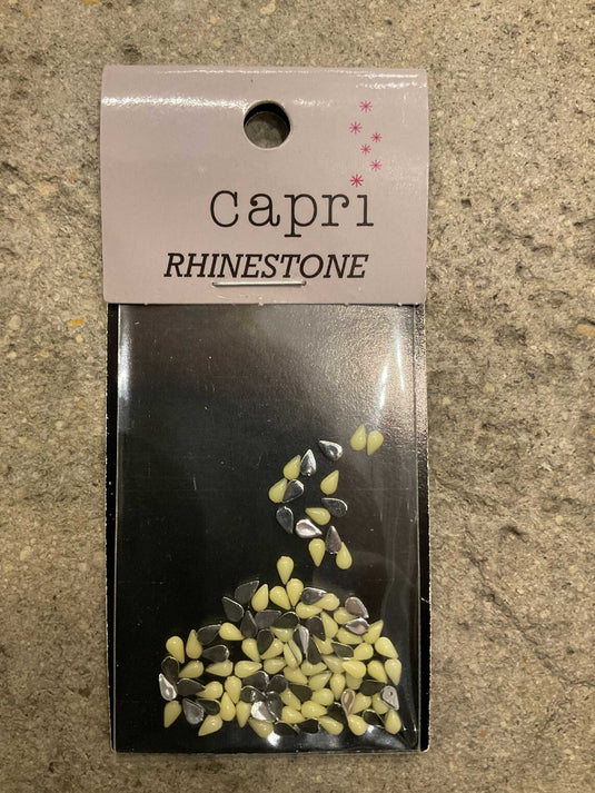 Capri Acrylic Stone 72pcs Drop Milky Yellow