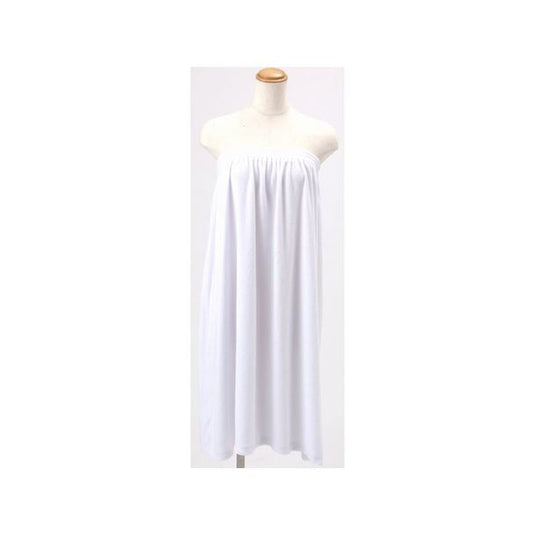 Soft, Simple Aesthetic Gown (Rubber Fastener Type) White