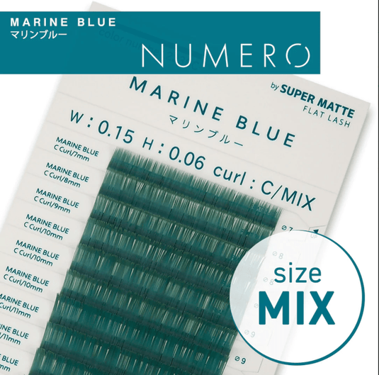 NUMERO Color Matte Flatlash MARINE BLUE