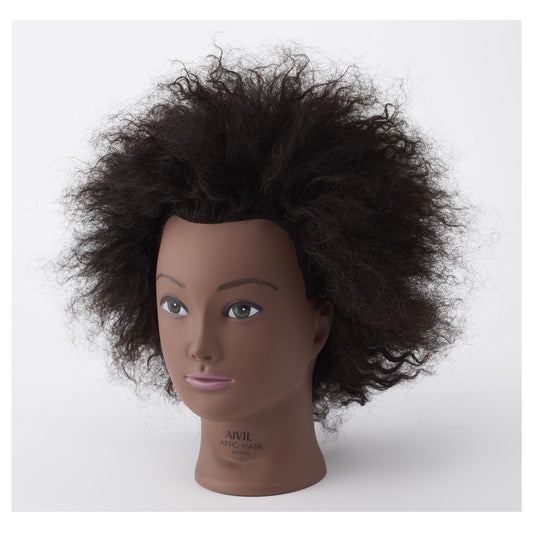 Mannequin Practice Head Torico Afro Hair (For Hair Straightening Training)