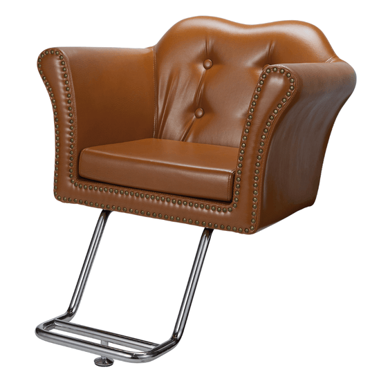 [Luxury] Belta Styling Chair (Top) (HD-A-020) - Camel Brown