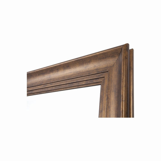 (Styling Wall Mirror) Bronze Wood (Regular Size)