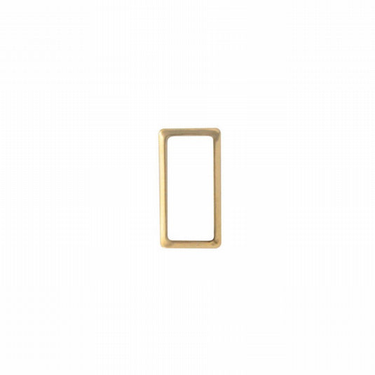 Clou Stone Edge Rectangle 7x3MM Gold (50pcs)