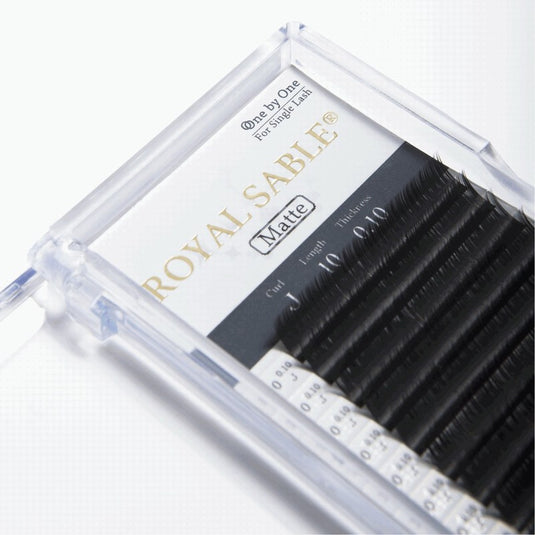 Royal Sable One By One Lash JC Curl 0.10 thickness 12MM SINGLE