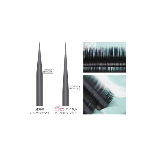 Royal Sable Ultra Thin Volume Lash C Curl 0.07mm thickness 8-13mm MIX