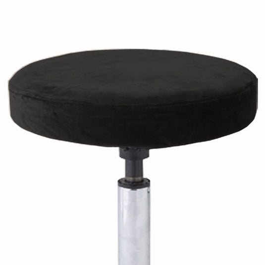 Velvet Stool Cover Black