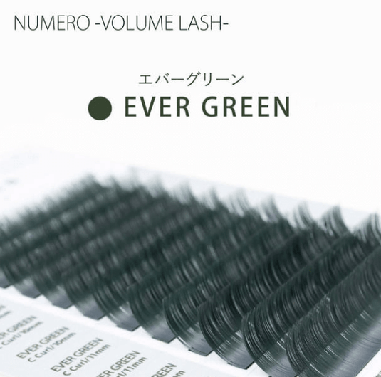 NUMERO Volume Lash Color Ever Green 0.07 MIX 7mm-12mm