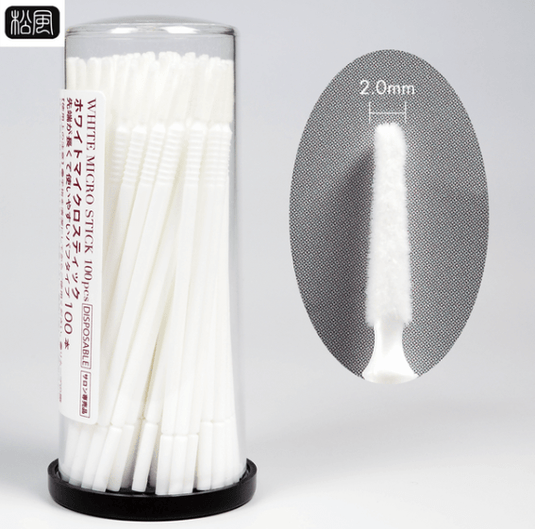 [Matsukaze] White Micro Stick [Long Tip type] 100 sticks