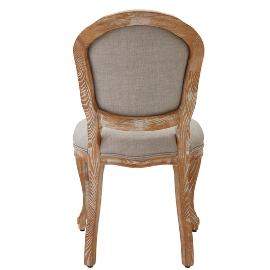 [Shabby Chic] Styling Chair Luminous Armless Type - Ash Grey