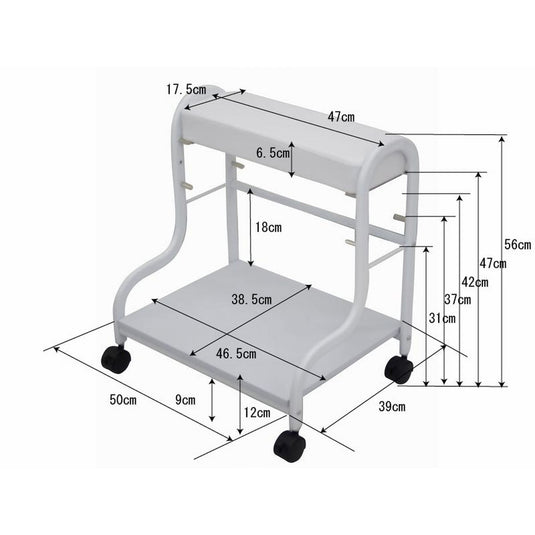 Pedi Stand White