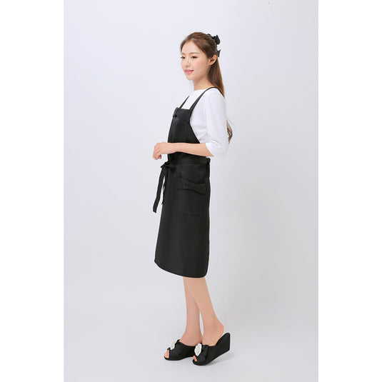 Ribbon Apron Black